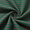thumbnail image 5 of Iyufng Striped Collared T-Shirt for Women Half Zip Short Sleeve Loose Knit Casual Daily Top, 5 of 5