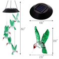 thumbnail image 2 of Carillón de viento Solar Led, carillones de viento para exteriores, luces de lámpara de colibrí que cambian de Color para el hogar, fiesta, patio, decoración de jardín, 2 of 5