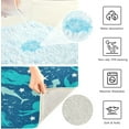 thumbnail image 4 of Coolnut Cute Mermaids Bathroom Rug - 16" x24" Ultra Soft Non Slip Bath Mat Absorbent Plush Shaggy Bath Rugs for Tub, Shower, Bath Room, Machine Wash Home Decor, 4 of 7
