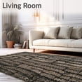 thumbnail image 2 of ODIKA 4'x6' Machine Washable Non-Slip Area Rug, Bark Gripper Included High Traffic Rug, Gray, 86044, 2 of 7
