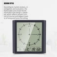 thumbnail image 4 of Reloj Despertador Digital Abs Con Medidor De Temperatura Y Humedad Reloj De Calendario Multifuncional Termómetro Higrómetro De Pantalla Tn Versátil Para Dormitorio Sala De Estar Oficina Moyic EL007334-00, 4 of 6