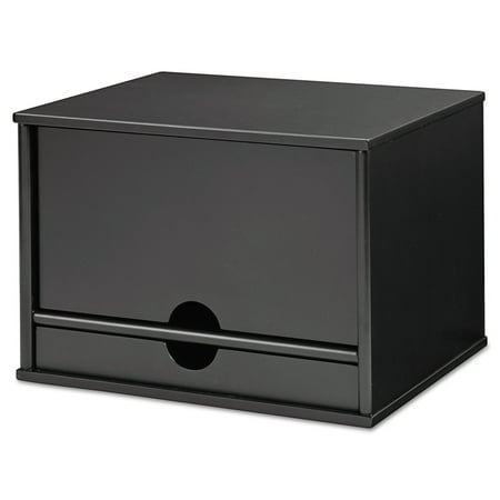 Victor Midnight Black Collection Desktop Organizer, 13 3/10 x 10 1/2 x 9 1/5,