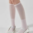 thumbnail image 2 of yillto 2 Pack Women's Girl's Knee High Socks Cute Lightweight Breathable Long Cotton Stockings, 2 of 3
