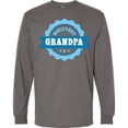 thumbnail image 3 of Inktastic Grandparents Day Worlds Best Grandpa Long Sleeve T-Shirt, 3 of 5
