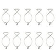 thumbnail image 2 of 10 Pieces Ceiling Tile Hooks Stainless Steel Easy installtion Simple Design without Deformation Hanging Sign Home Organization Stereoscopic F2, 2 of 6