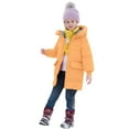 thumbnail image 4 of YunPes Girls Winter Coats Heavyweight Insulated Quilted Thicken Long Puffer Jacket with Hood Teen Kids Outdoor Parka Coat, 4 of 6
