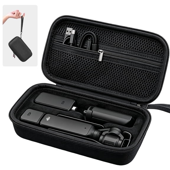 Arsvita Multi-Layer Carrying Case for DJI OSMO Pocket 3, Portable Protective Travel Storage Bag for Camera and Accessories