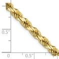 thumbnail image 4 of Leslie's 14K 5.0mm Diamond-Cut Rope Chain (Weight: 40.8 Grams, Length: 22 Inches), 4 of 4