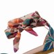 thumbnail image 5 of Sandalias bohemias con correa de tobillo de seda para vacaciones en la playa para mujer Wmkox8yii  nm874, 5 of 9