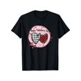 thumbnail image 3 of Happy Valentines Day Heart Design Romantic Cool Men Women T-Shirt Fancy Print Men's T-Shirt Fabric Weight 100% Pure Cotton Short Sleeve Crew Neck Valentine's Day T-shirt, 3 of 6