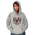 thumbnail image 3 of New Jersey Vintage Bald Eagle Cool Unisex Plus Fleece Graphic Hoodie Brisco Brands 2X, 3 of 5
