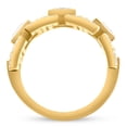 thumbnail image 2 of Pompeii 3.75Ct Princess Cut Diamond Men's Wedding Ring Band Gold Lab Grown 14k, 2 of 4