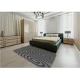 thumbnail image 4 of Ahgly Company Indoor Rectangle Patterned Sonic Silver Gray Area Rugs, 3' x 5', 4 of 6