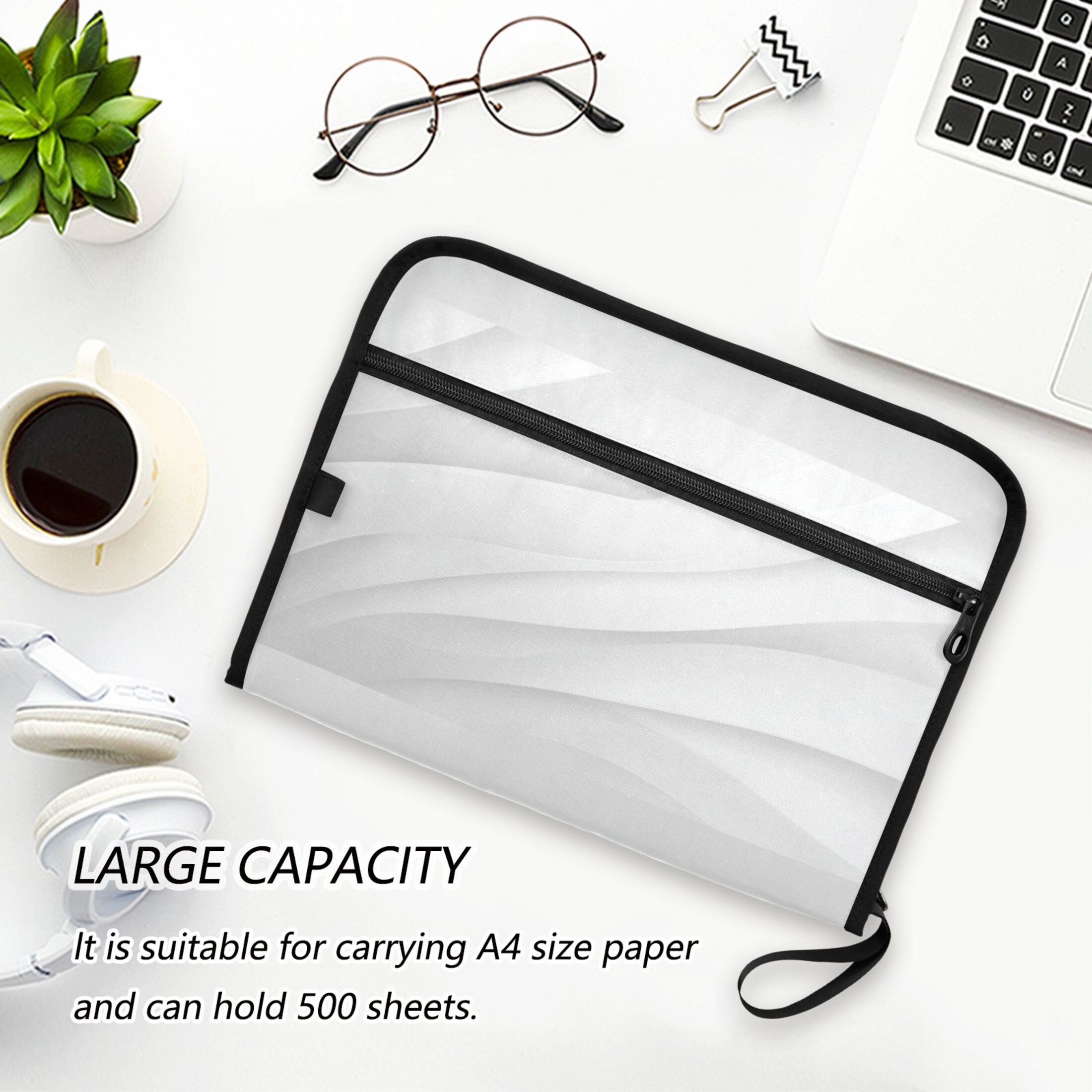 Expandable Folder with Colored Tabs, Desktop Folding Folder for Organizing Files by Category, with 13 Pockets, Suitable for Office Use Visual Storytelling