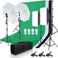 thumbnail image 1 of Photography lamp set,Softbox Set 45w White Umbrella/ E27 Softbox/ 33 Inch Studio Kit Softbox 2m Stands/ 3pcs Inch White Umbrella/ 33 Inch White 45w Led Softbox/ Socket/ 2m Stands/, 1 of 6