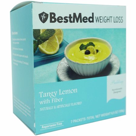 Tangy Lemon Pudding with Fiber (7/Box) - BestMed