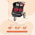 thumbnail image 3 of Jogger doble Baby Trend Expedition®, Cantennial, 3 of 5