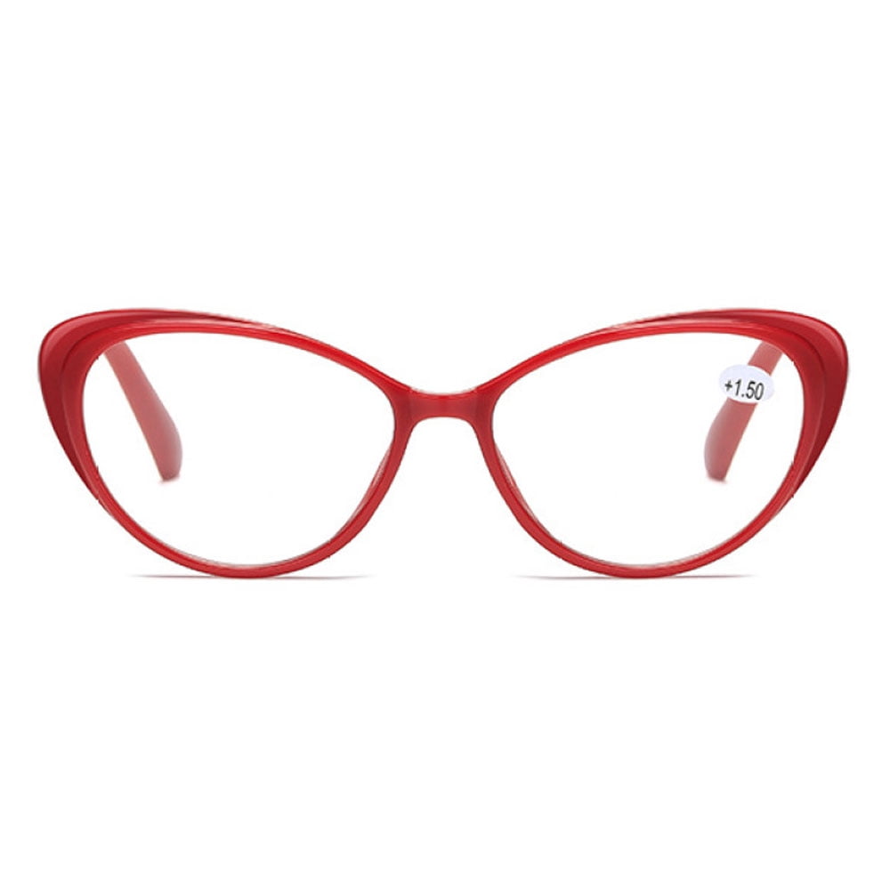 3 Pairs of Women's Cat Eye Reading Glasses 2.50 Spring Hinge Plastic Lightweight Readers +2.50