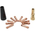 thumbnail image 5 of Gamvdout Welding Gasless Flux Torch Nozzle Tips Copper For HD Wire Feed Welder 12Pcs, 5 of 6