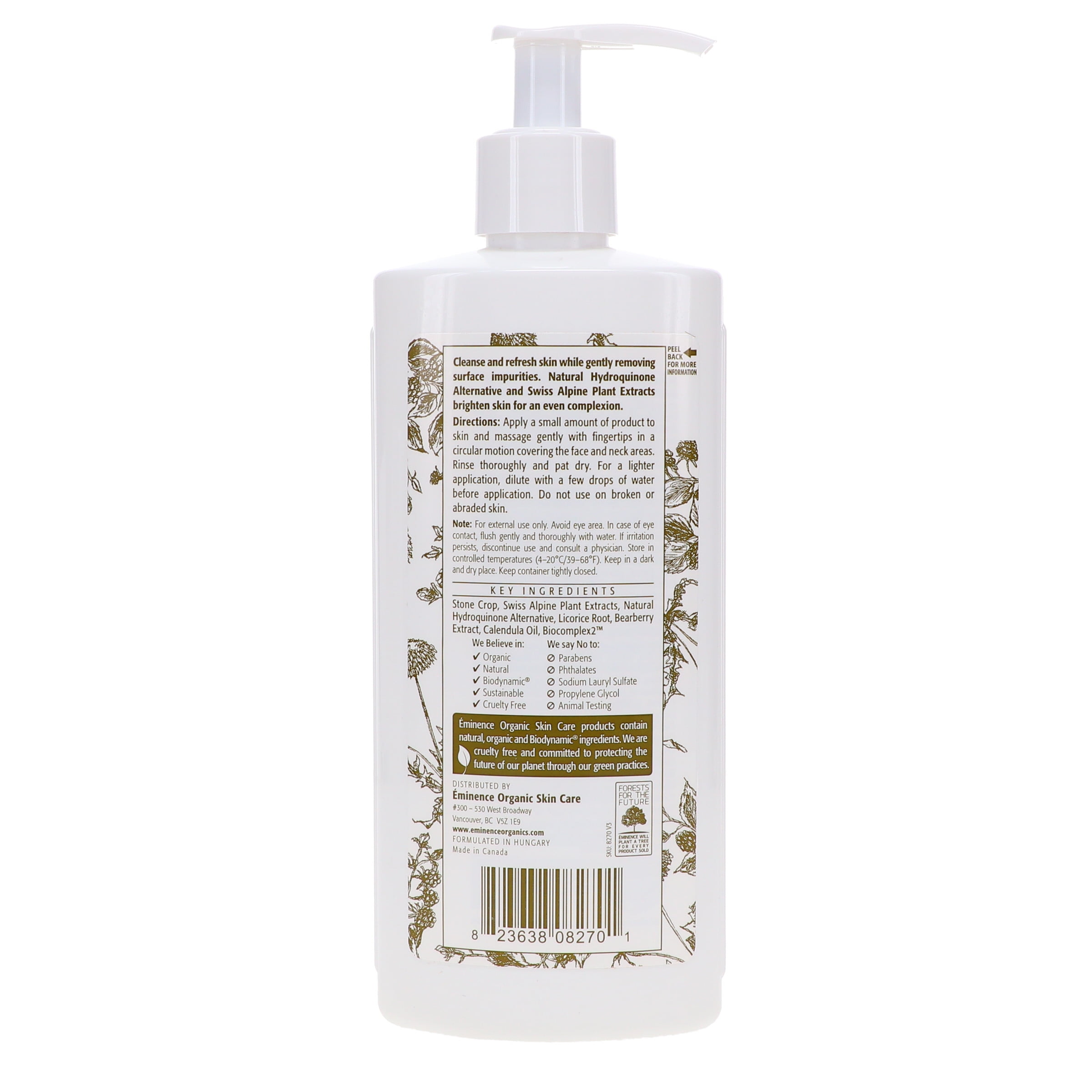 Eminence Bright Skin Cleanser 8.4 oz