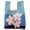 Blue, variant on NCY Women's Wrist Knot Tote Bag Small Crochet Wristlet Handbag Aesthetic Cute Knit Purse (Very Small Size)