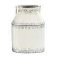 thumbnail image 6 of DecMode 11", 14"H White Metal Decorative Jars, 2-Pieces, 6 of 10