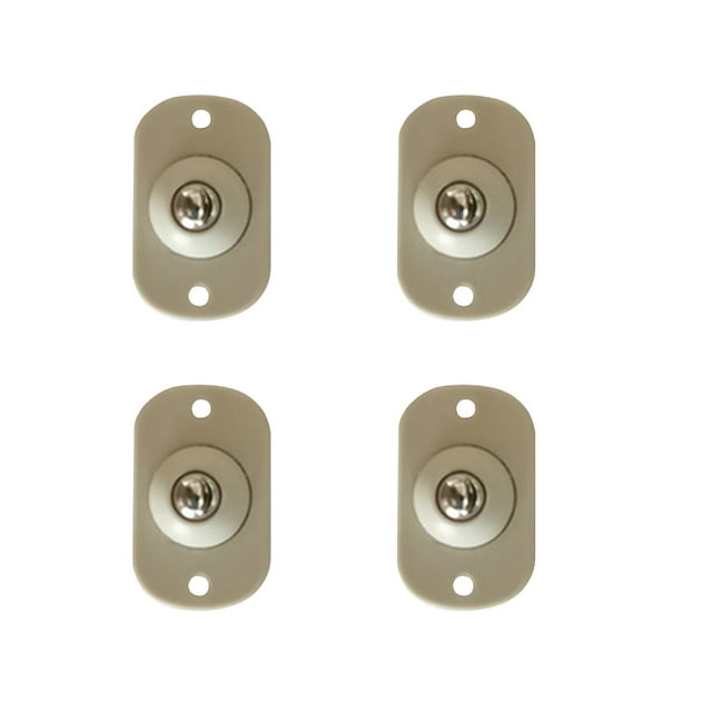 4 Pcs Poulie de Roulette 360 Degrés Roue Universelle Collante Boîte de Rangement à Faible Bruit Rouleau, Poulie en Acier Inoxydable
