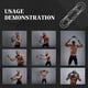 thumbnail image 5 of U Shape Twister-Arm Exerciser, Multifunctional Household U-shaped Arm Exerciser, Workout Accessories, 5 of 5