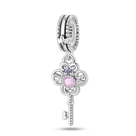 Key Pendant Charm, Compatible with Most Bracelet, Charm for Bracelet
