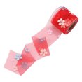 thumbnail image 4 of Tul estampado de poliéster, tela de tul estampada, sensación de zapatos, accesorios de ropa, decoración DIY, construcción robusta, 4 of 12