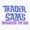1pcs, variant on Trader Sam'S - Blue Er, Phone Decal Water Bottle Stickers Car Decals, Funny Birthday Gift