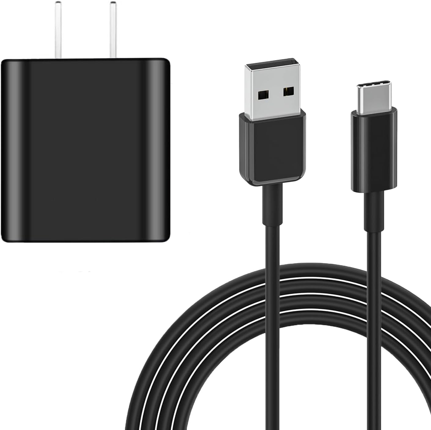 RGHJAR-USB C Wall Charger for Nokia 2760/2780, XR20/XR21 5G, C100, X100, G400/G310/G300/G100 /G60/G50/G42/G20/G10, 8V, T20 10W 5FT USB A to Type C Charging Charger Cable Cord
