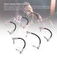 thumbnail image 4 of Guitar Effect Pedal Cable, 6Pcs, 15cm 6 Inch 1/4 Inch Right Angle Guitar Patch Cable for Electric Guitar, Bass Guitar, 4 of 7