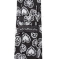 thumbnail image 5 of Black and White Paisley Heart Men's Tie, 5 of 5