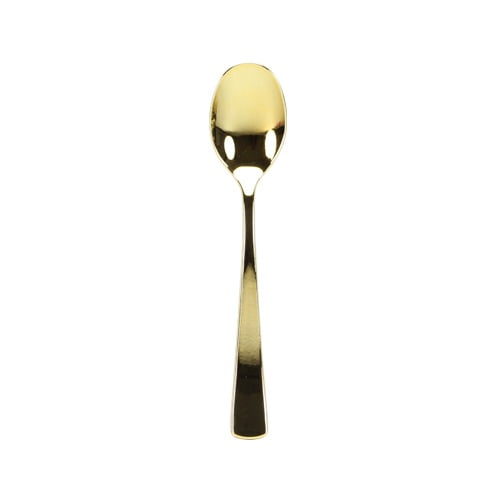 Gold Splendor Looks Like Real Gold Plastic Spoons 25 Pcs