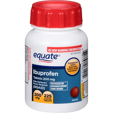 Equate Eq Ez Open Ibuprofen 200mg Tab 225ct