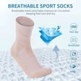 thumbnail image 3 of 3 pares de calcetines de baloncesto azules, calcetines de combate reales para hombre, calcetines de baloncesto gruesos, calcetines deportivos profesionales antideslizantes, 3 of 5