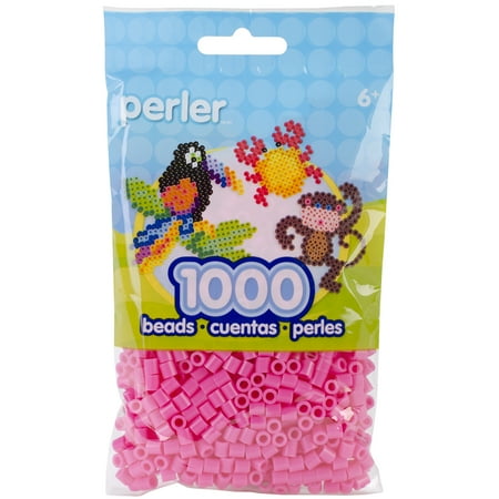 Perler Beads 1,000/Pkg-Pink