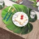 thumbnail image 4 of Tapetes de mesa con forma de hoja, 4 Uds., tapetes de comedor creativos artificiales, manteles individuales para el hogar, 4 of 8