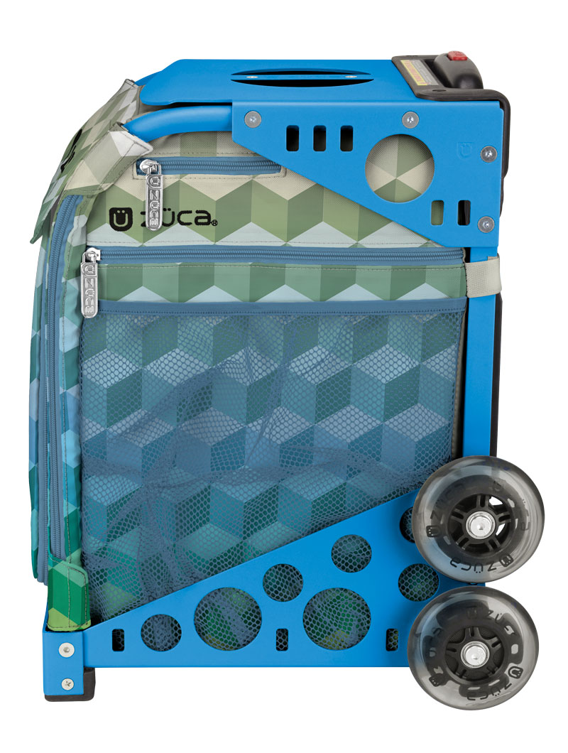 Zuca 18" Sport Bag - Cubizm with 1 Large and 2 Mini Utility Pouch (Blue Frame) - image 5 of 8