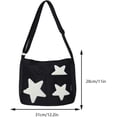 thumbnail image 6 of Cute Aesthetic Tote Bag Women Kawaii Messenger Bag Casual Crossbody Shoulder Bag Nylon Hobo Bag Work Travel, 6 of 6