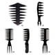 thumbnail image 5 of Hombres Vintage Oil Hair Comb Retro Back Hair Beard Diente ancho Tenedor Combs (03) Tmvgtek cuidado belleza, 5 of 9