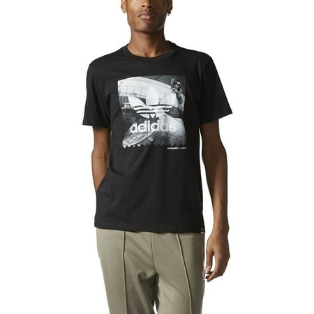 Adidas LONDON PHOTO TE mens athletic shirts BJ8705 BLACK, Small Adidas LONDON PHOTO TE mens athletic shirts BJ8705 BLACK, Small