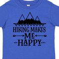 thumbnail image 4 of Inktastic Hiking Makes Me Happy Mountain Hiker Boys or Girls Toddler T-Shirt, 4 of 5
