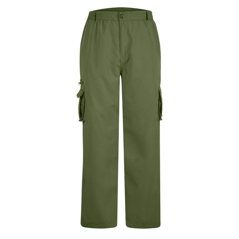 ZKCCNUK Men's Cargo Pants, Casual Multiple Pockets, Outdoor