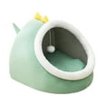 thumbnail image 1 of Nido de cueva para cama con cojín extraíble, cama para mascotas duradera lavable, cama para dormir S jinwen Cama para gatos, 1 of 5