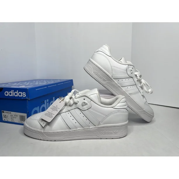 Ad-id-as Hoops 3.0 Mens Sz 11.5 Low Classic Vintage Athletic Shoes White GW0433
