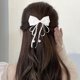 thumbnail image 1 of Pinza para el pelo con lazo de cinta y borlas de flores para la cabeza, horquilla dulce de hadas, accesorio para el pelo, tocado, accesorios para el cabello, 1 of 3