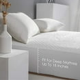 thumbnail image 6 of Reaks King Size Waterproof Mattress Protector, Rayon from Bamboo Cooling 3D Air Mattress Cove Pad 18" Deep Pocket, 6 of 6