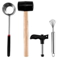 thumbnail image 1 of Coconut Stainless Steel Coconut Opener Kit Coco Jack Opener Kit, 1 of 5